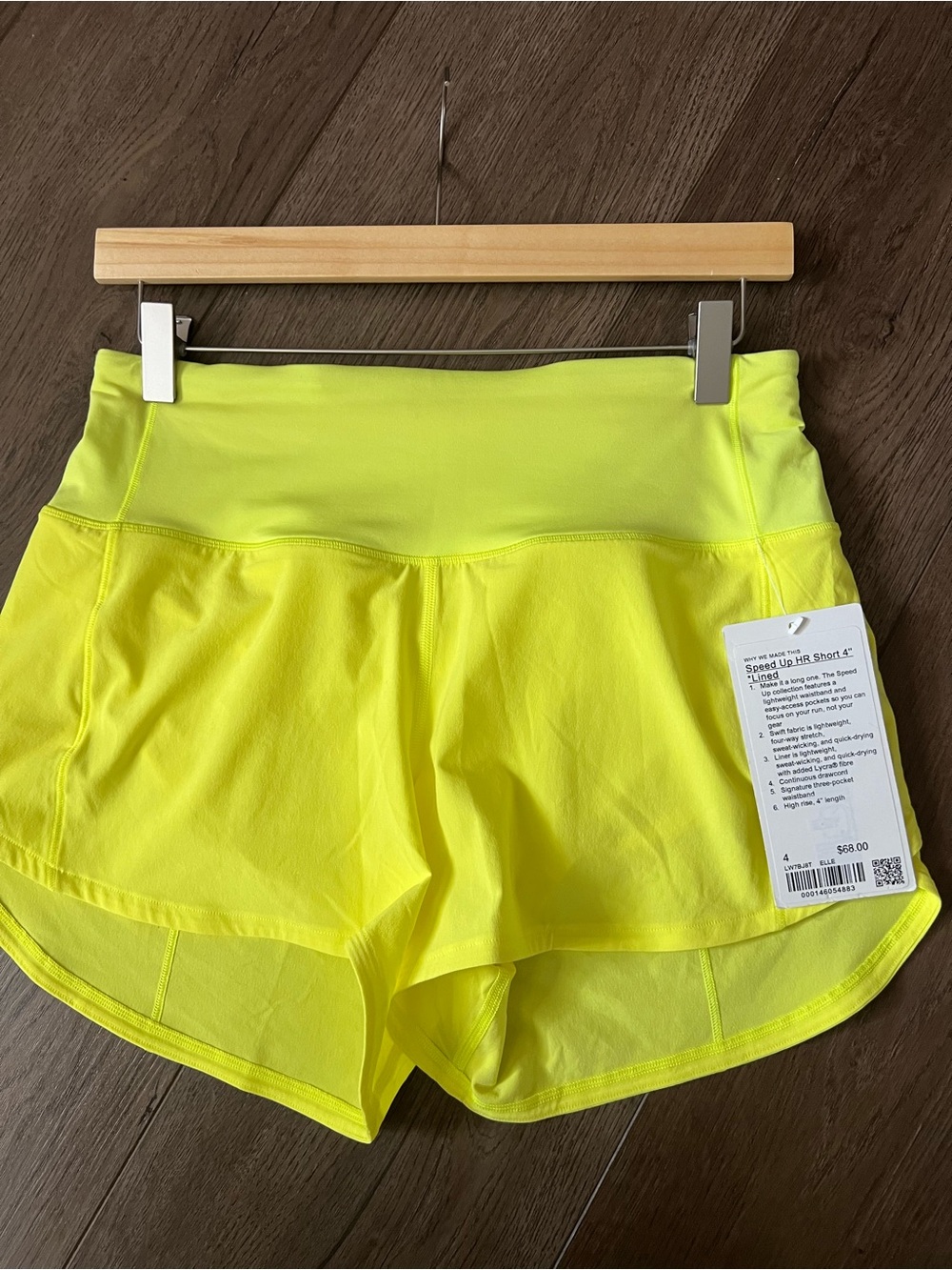 Lululemon Speed UP size 4 NEW ELLE color